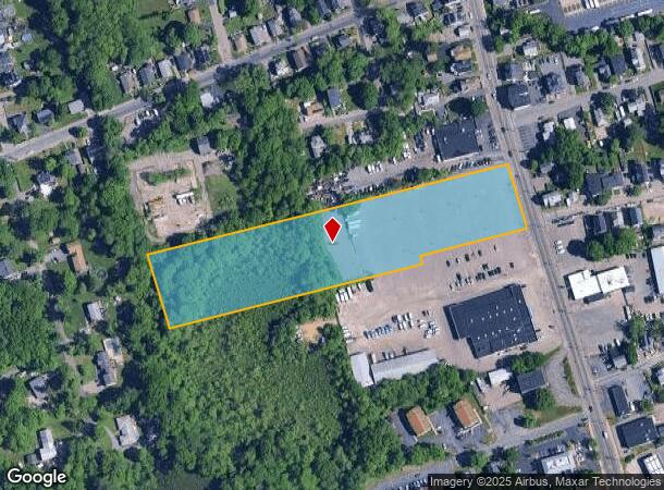  1507 Main St, Brockton, MA Parcel Map