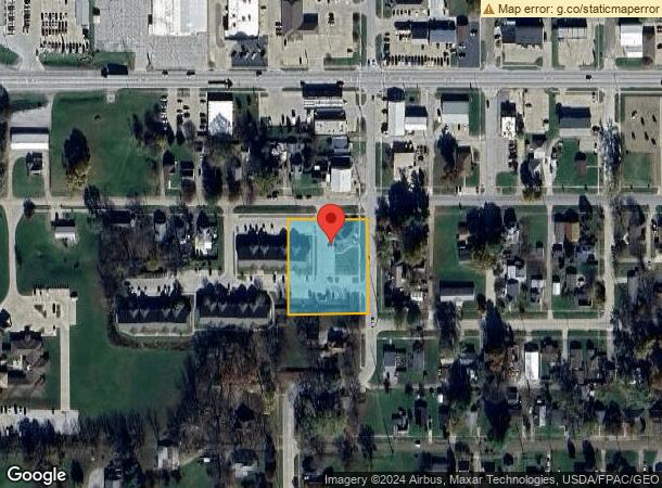  1302 High Ave W, Oskaloosa, IA Parcel Map