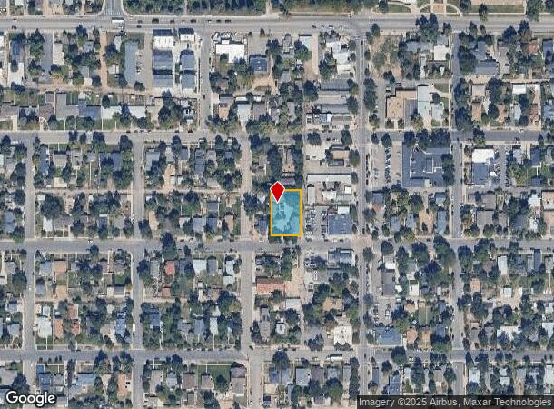 107 W Simpson St, Lafayette, CO Parcel Map