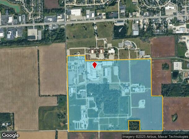  S Meridan Rd, Greenfield, IN Parcel Map