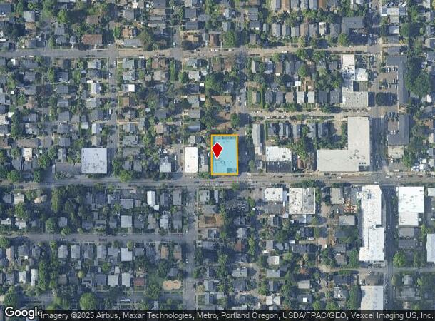  4725 Se Division St, Portland, OR Parcel Map