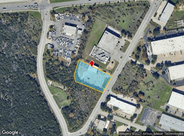  8110 Springdale Rd, Austin, TX Parcel Map