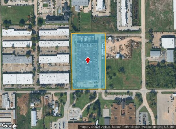  1515 Aldine Meadows Rd, Houston, TX Parcel Map