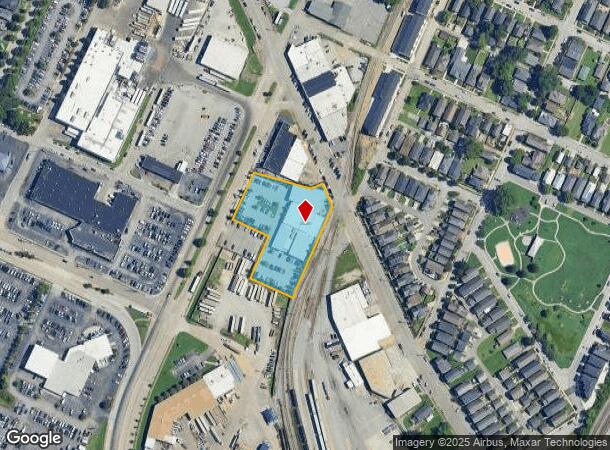 1830 Washington St, Chattanooga, TN Parcel Map