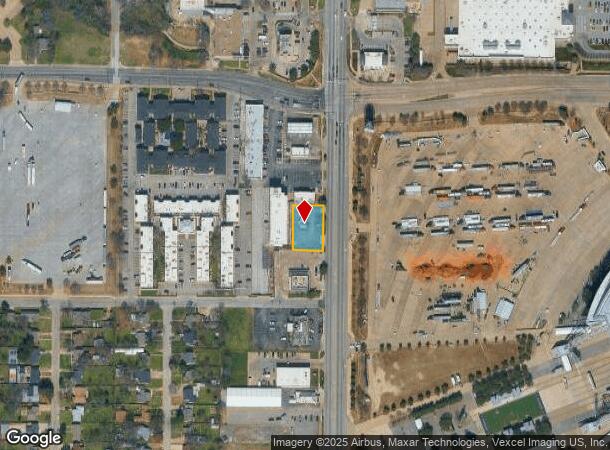 908 N Collins St, Arlington, TX Parcel Map
