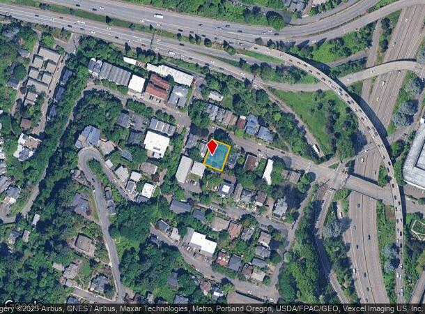  1520 Sw Montgomery St, Portland, OR Parcel Map