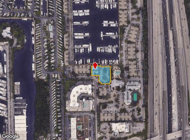  2525 W Marina Bay Dr, Fort Lauderdale, FL Parcel Map