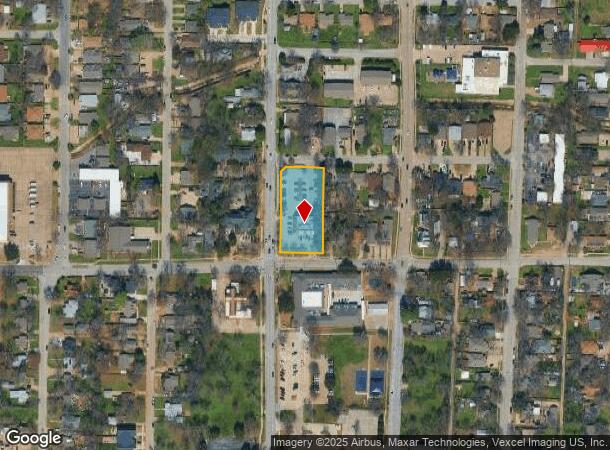 501 N Center St, Arlington, TX Parcel Map