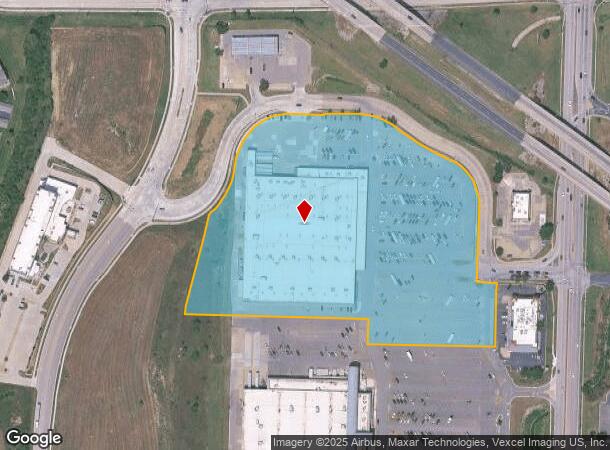 1401 Sw Wanamaker Rd, Topeka, KS Parcel Map