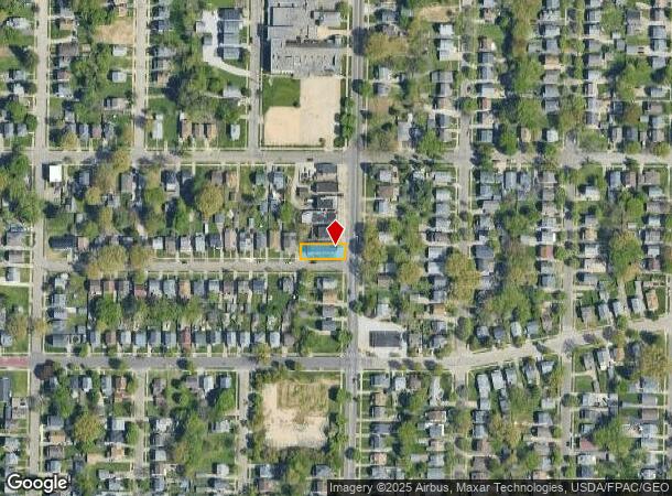 1094 Brown St, Akron, OH Parcel Map