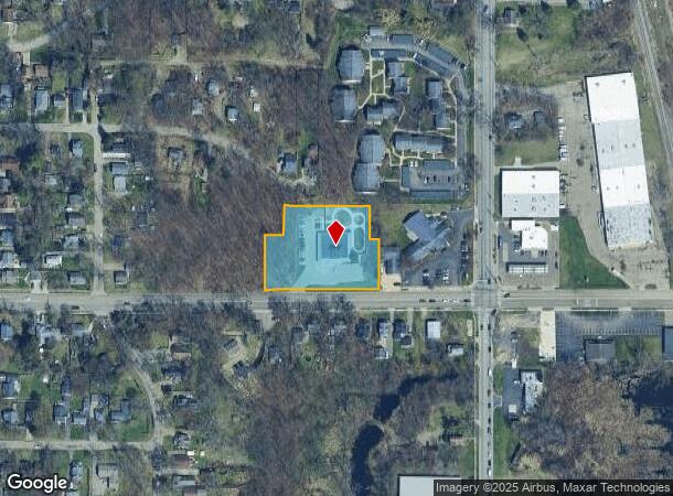  110 W Cork St, Kalamazoo, MI Parcel Map