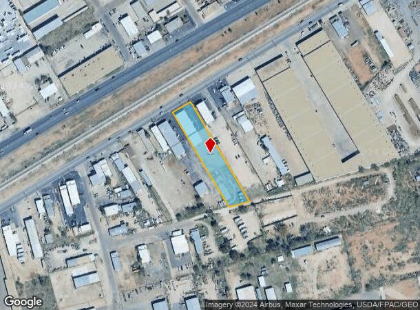  2817 W Industrial Ave, Midland, TX Parcel Map