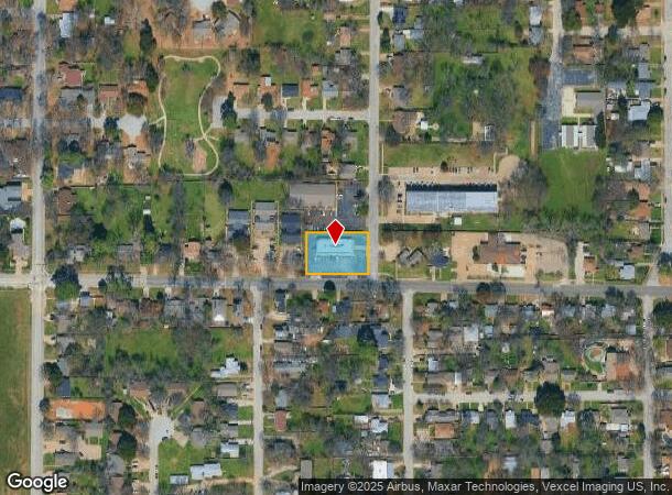  1001 W Sanford St, Arlington, TX Parcel Map