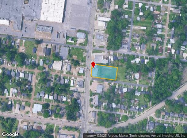 1500 Moss St, Lafayette, LA Parcel Map
