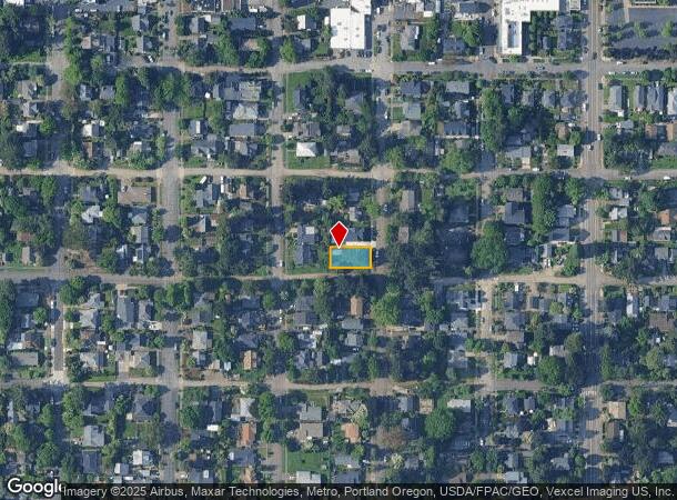  6291 Se 44Th Ave, Portland, OR Parcel Map