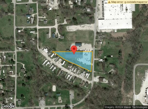  516 Park St, Loogootee, IN Parcel Map