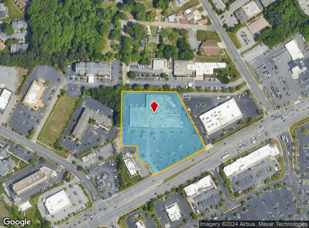  4212 W Wendover Ave, Greensboro, NC Parcel Map