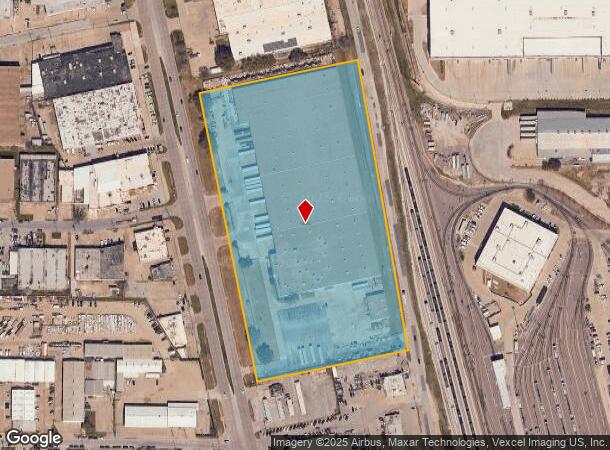  10650 Harry Hines Blvd, Dallas, TX Parcel Map
