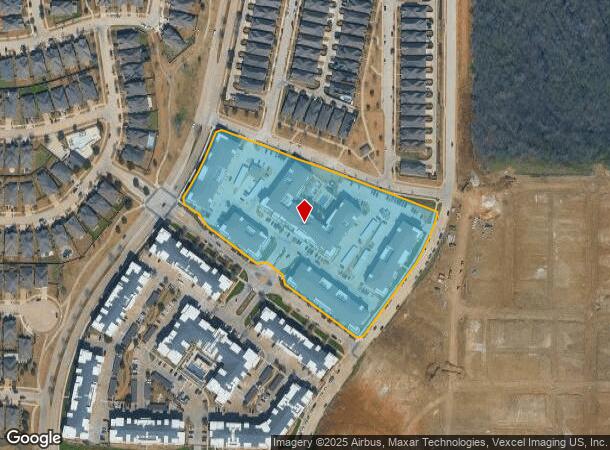 901 Grange Hall Dr, Euless, TX Parcel Map
