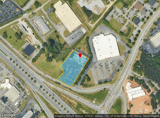  1011 Frontage Rd, Greenville, SC Parcel Map