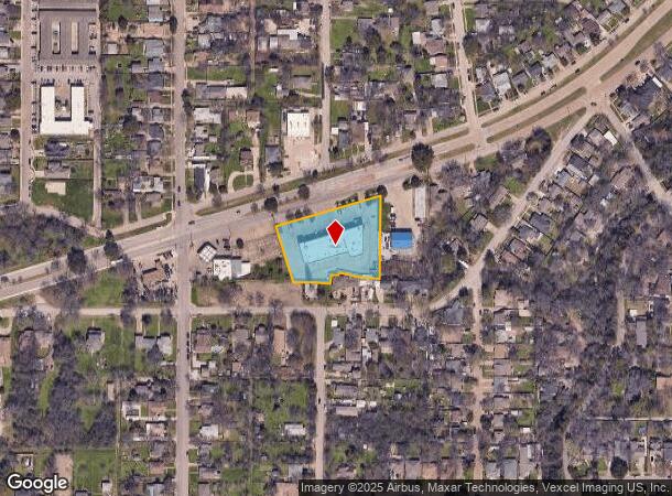 3610 W Jefferson Blvd, Dallas, TX Parcel Map