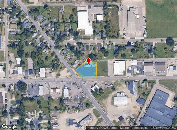 1105 E Beecher St, Adrian, MI Parcel Map