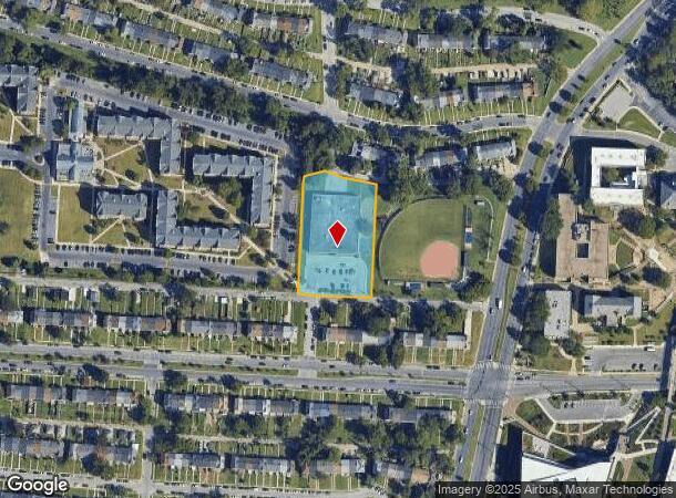  1600 Arlington Ave, Baltimore, MD Parcel Map