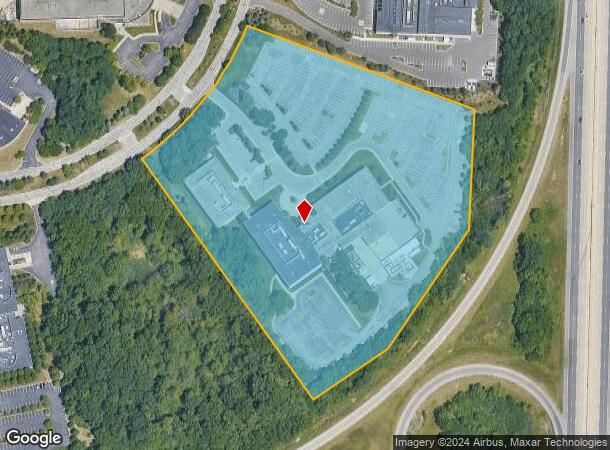  2400 Executive Hills Dr, Auburn Hills, MI Parcel Map