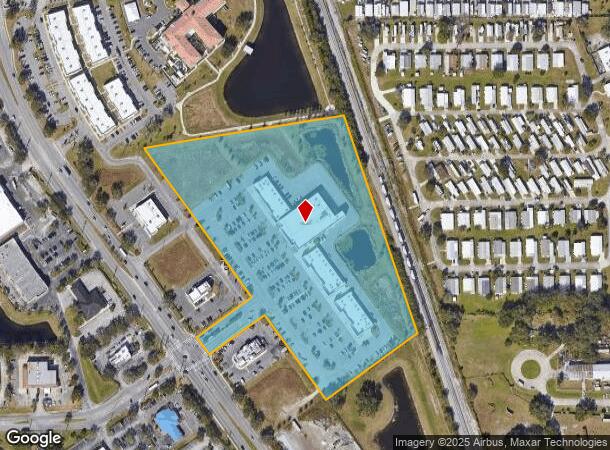6385 N Wickham Rd, Melbourne, FL Parcel Map
