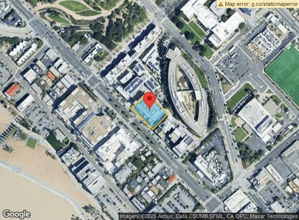  1733 Ocean Ave, Santa Monica, CA Parcel Map