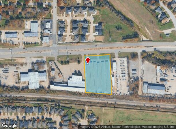  1147 W Hurst Blvd, Hurst, TX Parcel Map