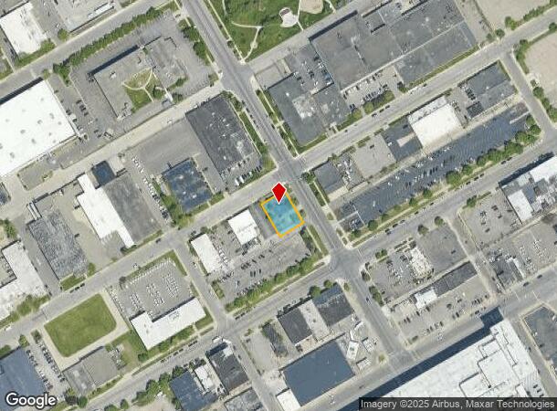 1055 Trumbull St, Detroit, MI Parcel Map