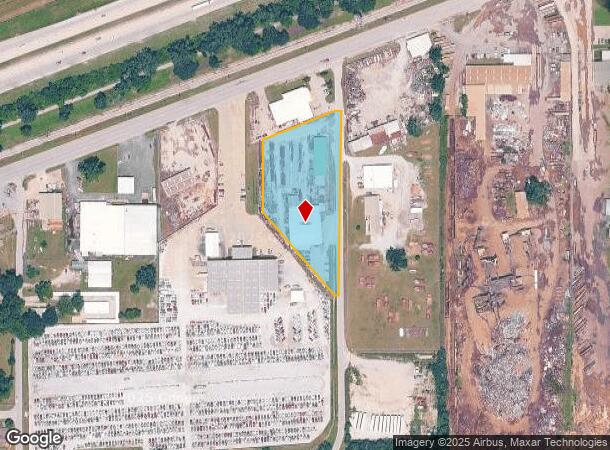1350 S 74Th Ave W, Tulsa, OK Parcel Map