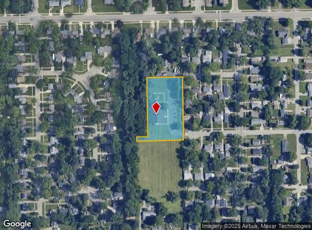  1122 Walnut St, Ypsilanti, MI Parcel Map