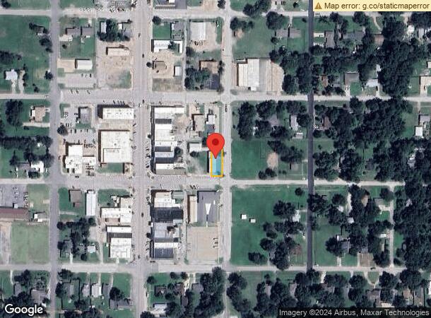  123 E Washington St, Tecumseh, OK Parcel Map