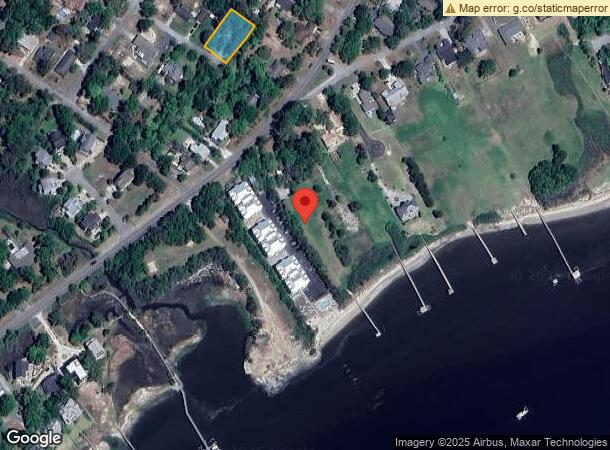  706 E Moore St, Southport, NC Parcel Map