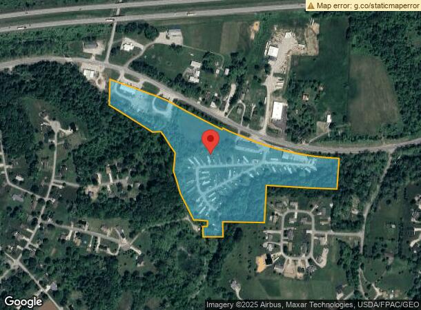  5880 East Pike, Zanesville, OH Parcel Map