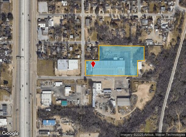  921 E Waggoman St, Fort Worth, TX Parcel Map