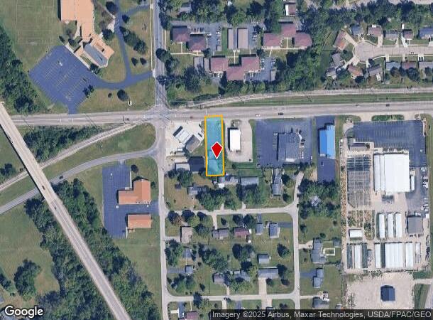 1155 W Beecher St, Adrian, MI Parcel Map