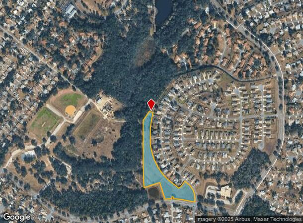 3236 N Burroughs Path, Beverly Hills, FL Parcel Map