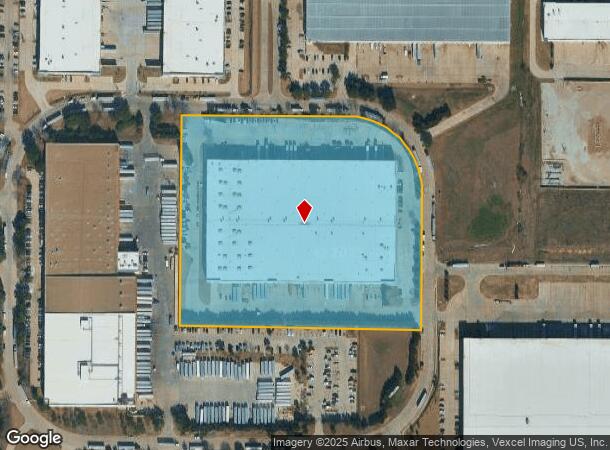  2100 Design Rd, Arlington, TX Parcel Map