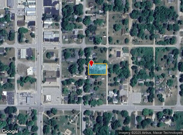  62 N Cook St, Hesperia, MI Parcel Map