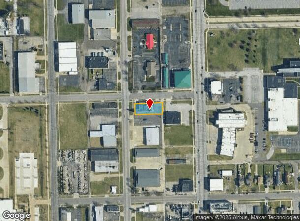  1202 S Main St, South Bend, IN Parcel Map