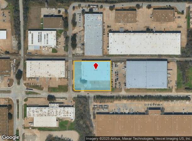  3703 Avenue E E, Arlington, TX Parcel Map