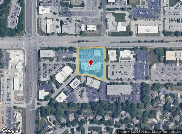  8601 College Blvd, Overland Park, KS Parcel Map