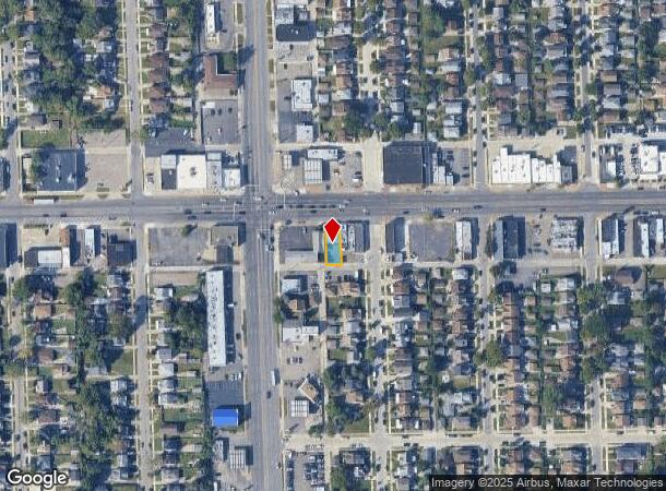  15417 W Warren Ave, Dearborn, MI Parcel Map