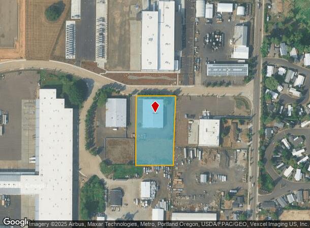 761 N Holladay St, Cornelius, OR Parcel Map