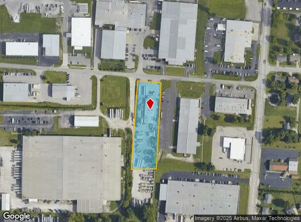  1502 Production Rd, Jeffersonville, IN Parcel Map