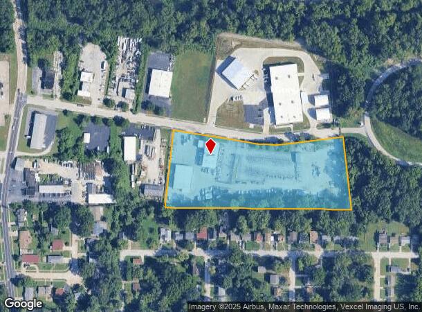 7500 Mintert Industrial Dr, Saint Louis, MO Parcel Map