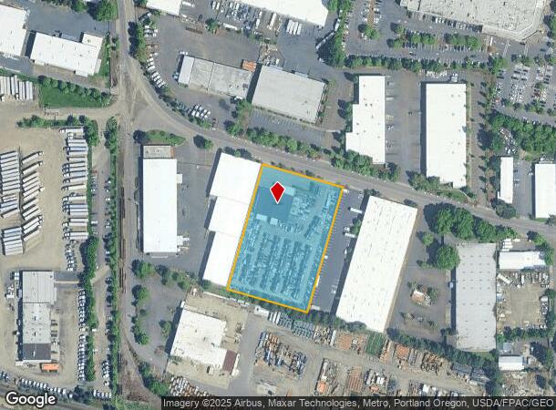  13126 Ne Whitaker Way, Portland, OR Parcel Map